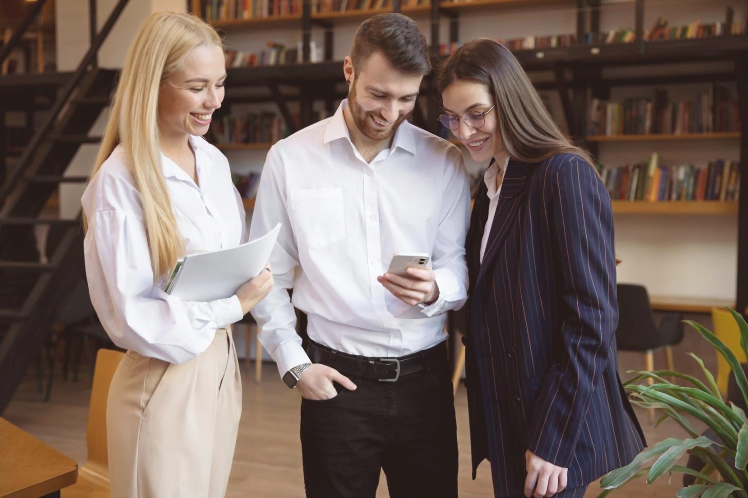 Nextelle financial advisors in a strategy meeting